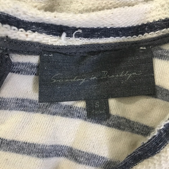 Anthropologie Sunday in Brooklyn striped tunic S - Picture 5 of 5